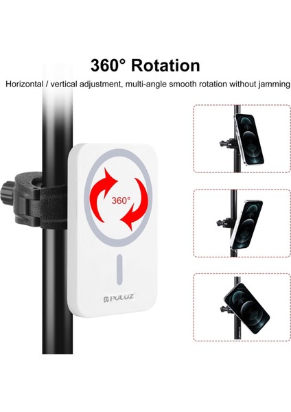 15 W Kablosuz Araç Şarj Hava Firar Dağı 360 Derece Cep Telefonu Için Dönen fiyatları