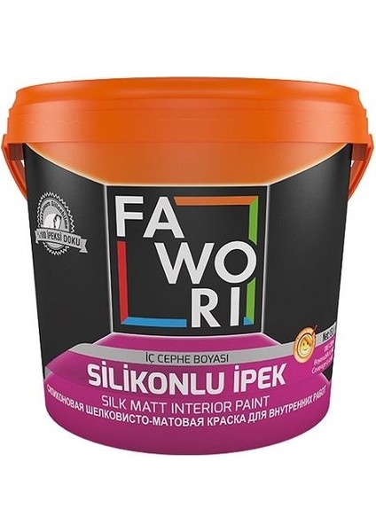 Silikonlu Ipek Iç Cephe Boyası 15 Lt