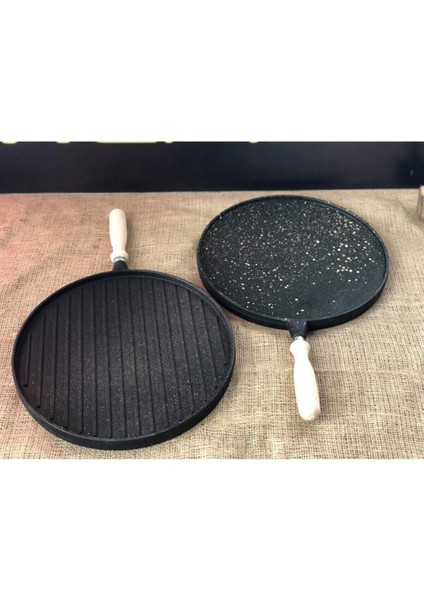 36 cm Döküm Çift Taraflı Gözleme / Izgara Tavası FMA919919