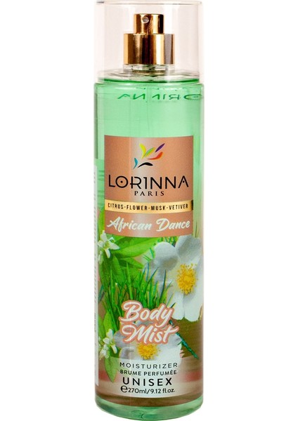 Lorınna Parıs Afrıcan Dance Body Mıst 270 ml