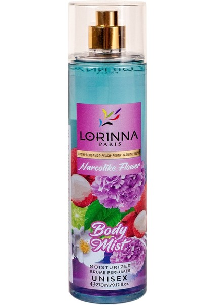 Lorınna Parıs Narcotıke Flower Body Mıst 270 ml