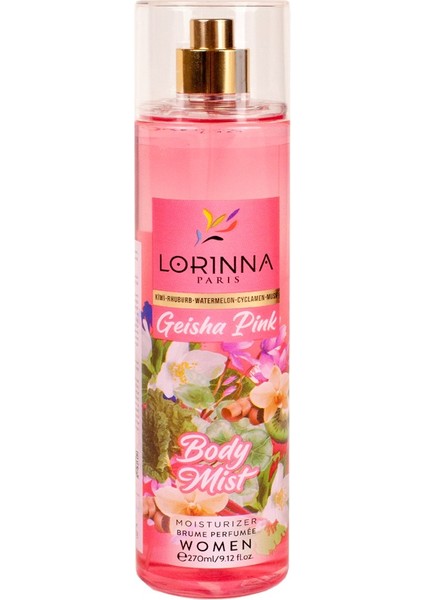 Lorınna Parıs Geısha Pınk Body Mıst 270 ml