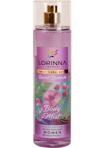 Lorınna Parıs Secret Bombshe Body Mıst 270 ml