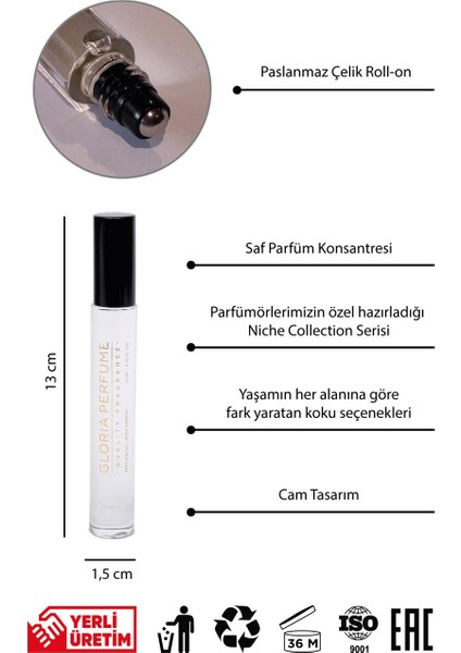 Glorıa Perfume Zebra Elle 10 ml Unisex Konsantre Parfüm