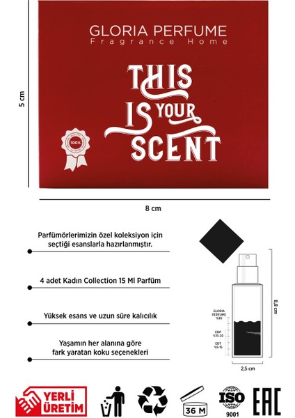 Glorıa Perfume Thıs Is Your Scent Kadın Parfüm Seti Edp 60 ml