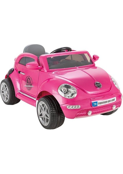 Tostos Uzaktan Kumandalı 12V Akülü Araba Metalik Pembe 05-281