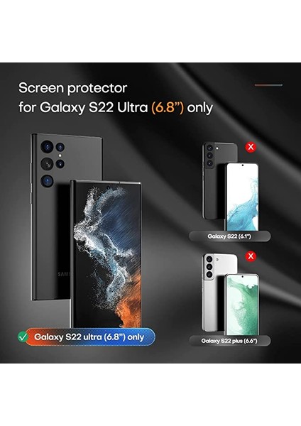 Samsung Galaxy S22 Ultra Uyumlu Tam Kaplayan Nano Esnek Ekran Koruyucu ve Arka Kamera Koruyucu fırsatları