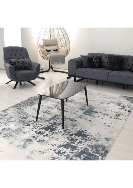 Yıkanabilir Kaymaz Tabanlı Halı Ince Yazlık Dekoratif Salon, Oturma Odası ve Çocuk Odası Halıları