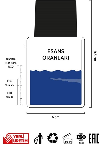 Glorıa Perfume Chıc 55 ml Edp Erkek Parfüm