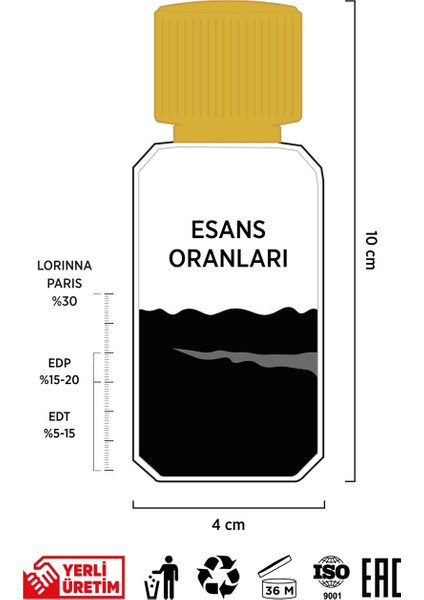 Lorınna Parıs Vodka And Rocks 50 ml Edp Unisex Parfüm