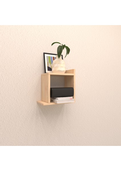 Prima Duvar Rafı Akçaağaç ( Mat )