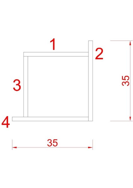 Prima Duvar Rafı Akçaağaç ( Mat ) fiyatları
