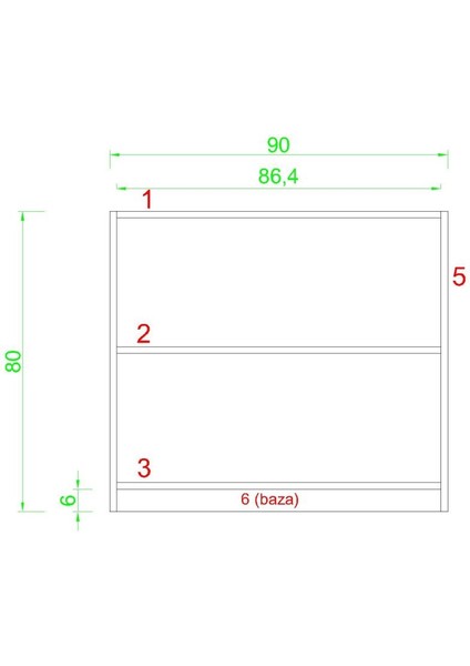 Alina Suntalam Kitaplık Ufak Boy - Kapaklı Krem ( Parlak ) fiyatları