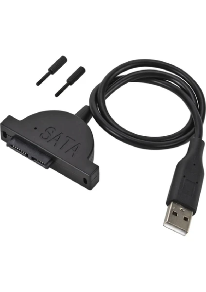 USB 2.0 To 7+6 13 Pin Sata Laptop Cd/dvd Harici Bağlantı Kablosu Slimline Sata USB Kablo