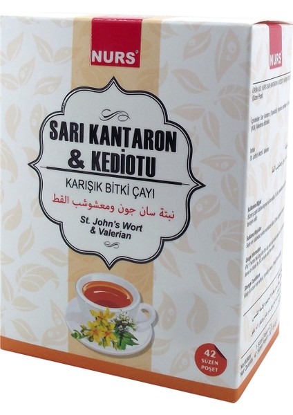 Sarı Kantaron - Kediotu Karışık Bitkisel Çay 42'li