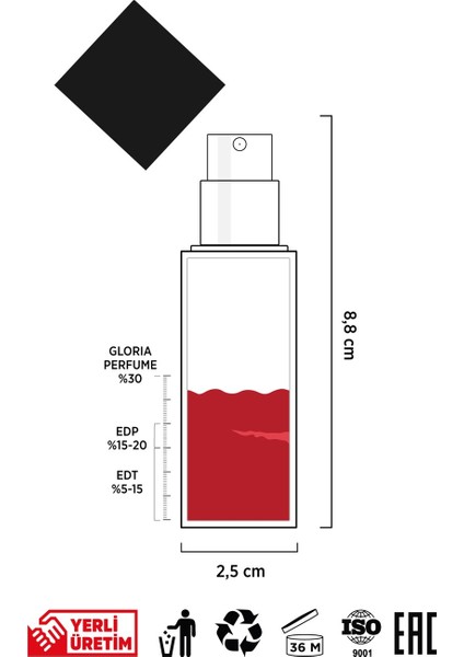 Glorıa Perfume Chin Chan Con 15 ml Edp Kadın Parfüm