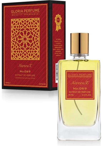 Glorıa Perfume Narcosx 75 ml Edp Unisex Parfüm