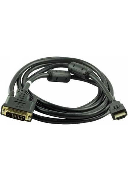 HDMI DVI Kablo 1.5 Metre Narita DVI 24+1 Male To HDMI 19P Male