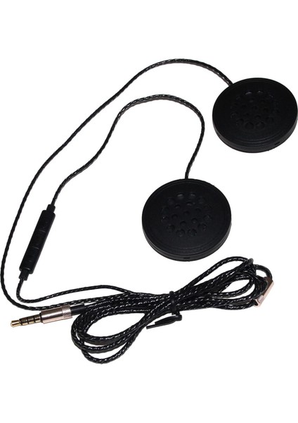 3.5mm Motosiklet Kulaklık Mp3 Hat Kontrolü - Siyah (Yurt Dışından)