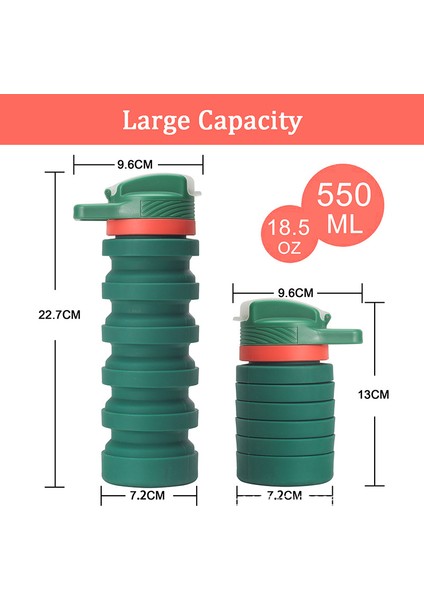 Katlanır Silikon Su Bardağı Açık Sürme Seyahat Taşınabilir Spor Su Şişesi Yaratıcı Hasır Kapak Kullanışlı Su Torbası