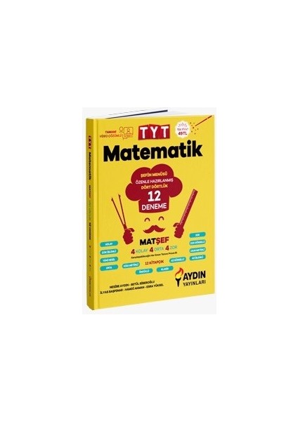 TYT Matamatik 12 Deneme Şefin Menüsü
