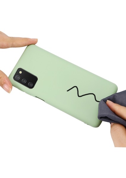 Galaxy A03S Için Çizilmeye Darbeye Dayanıklı Hassas Kesim Kayışlı Sıvı Silikon Telefon Kılıfı - Yeşil (Yurt Dışından) indirimleri