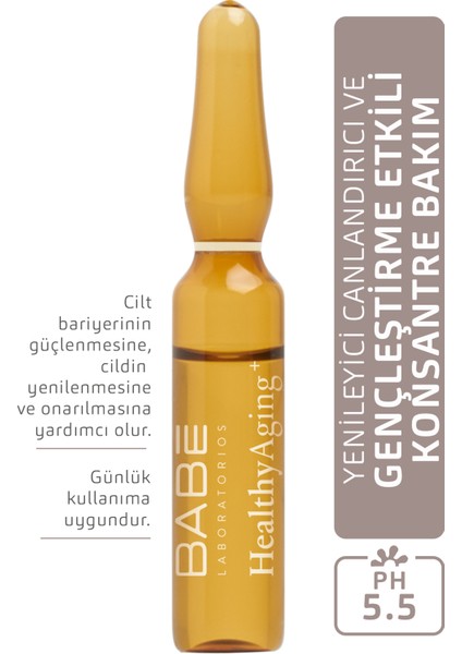 Healthyagıng+ multı Defense Age Rescue Ampul yenileyici , Canlandırıcı ve Gençleştirme Etkili Konsantre Bakım- Multi Defense Age Rescue 7'li Ampul