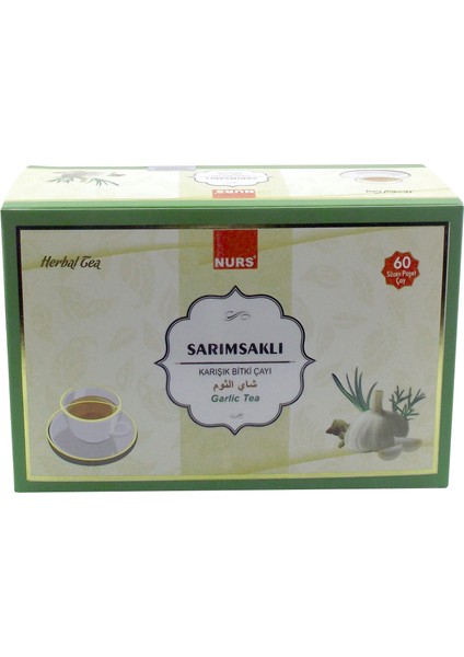 Sarımsaklı Karışık Bitkisel Çay 60'lı fiyatları