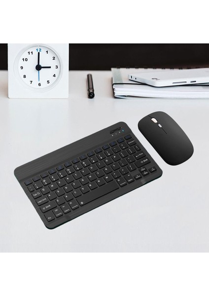 Casper Via L30 Tablet Için Uyumlu Slim Şarjlı Bluetooth Klavye ve Mouse Seti