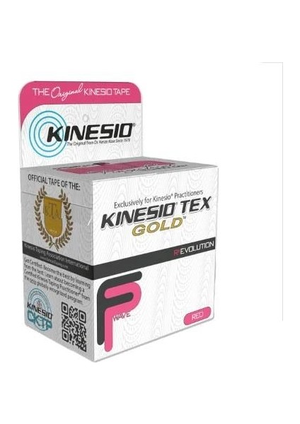 Kinesio Tape Kinesio Tex Gold Orijinal Sporcu Bandı 5cmX5m Kırmızı Pembe Red