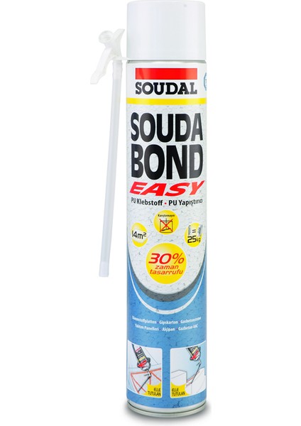 Soudabond  Easy Manuel 750 ml Teneke Turuncu 12'li Koli