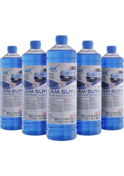 - 30° Antifrizli Konsantre Cam Suyu 1 lt x 5 Adet