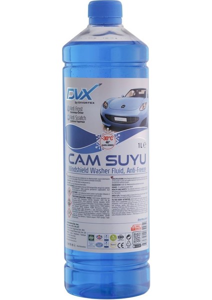 - 30° Antifrizli Konsantre Cam Suyu 1 lt x 5 Adet