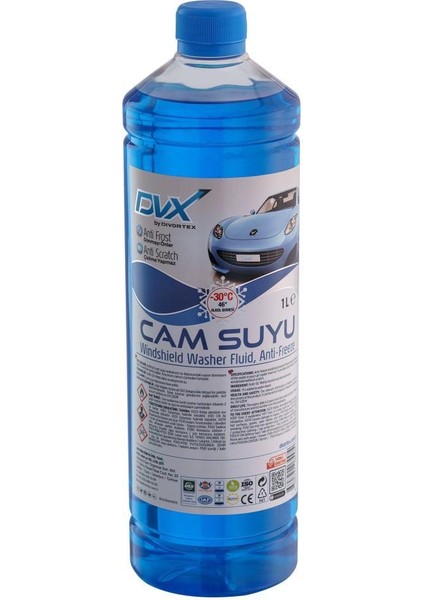 - 30° Antifrizli Konsantre Cam Suyu 1 lt x 5 Adet