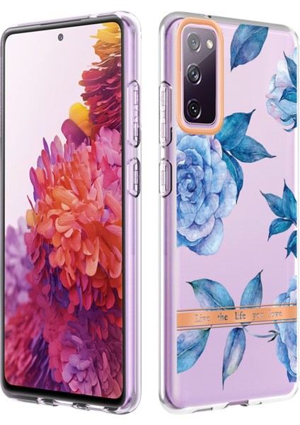 Samsung Galaxy S20 Fe 4g / 5g Çiçekler ve Bitkiler Serisi Imd Tpu Telefon Kılıfı