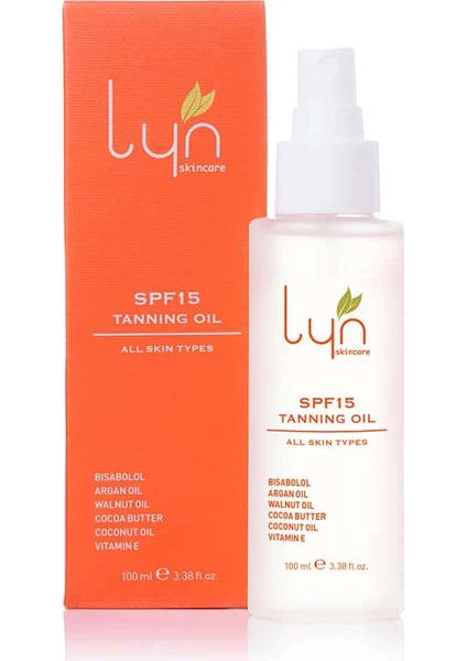 Lyn Bronzlaştırıcı Yağ 15 SPF 100 ml