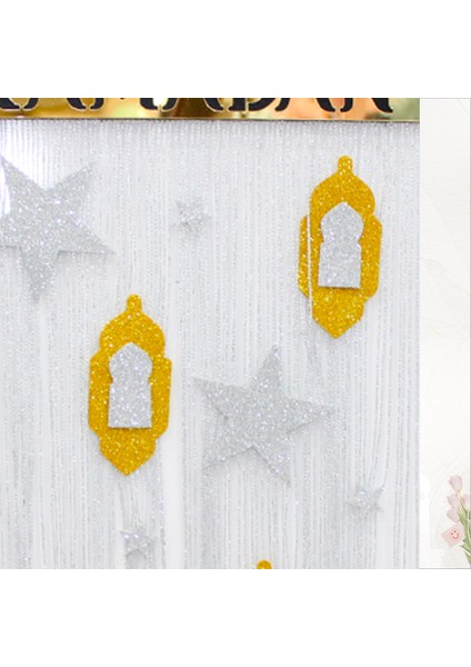 Eid Ramadan, Pleksili Püsküllü SüS - 50cm x 38cm indirimleri