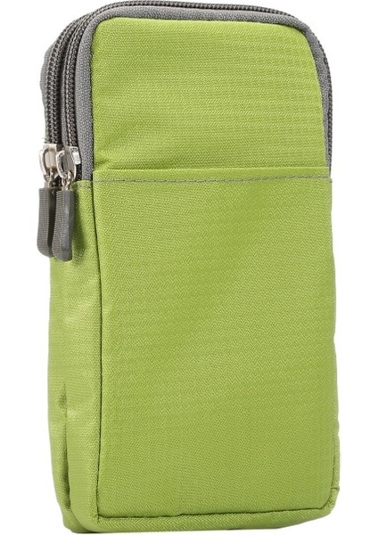 6.3-6.9 Inç Telefonlar Için Elastik Kemer Halkalı Spor Bel Çantası - Yeşil (Yurt Dışından) fiyatları