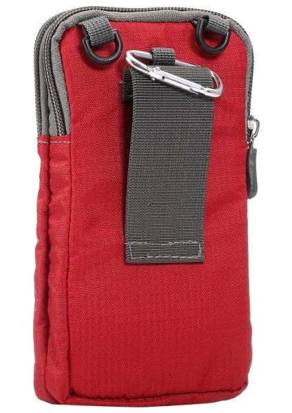 6.3-6.9 Inç Telefonlar Için Elastik Kemer Halkalı Spor Bel Çantası - Kırmızı (Yurt Dışından) modelleri