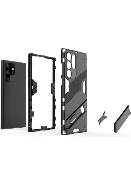 Samsung Galaxy S22 Ultra Için Darbeye Dayanıklı Tpu Plus Pc Telefon Kılıfı (Yurt Dışından)