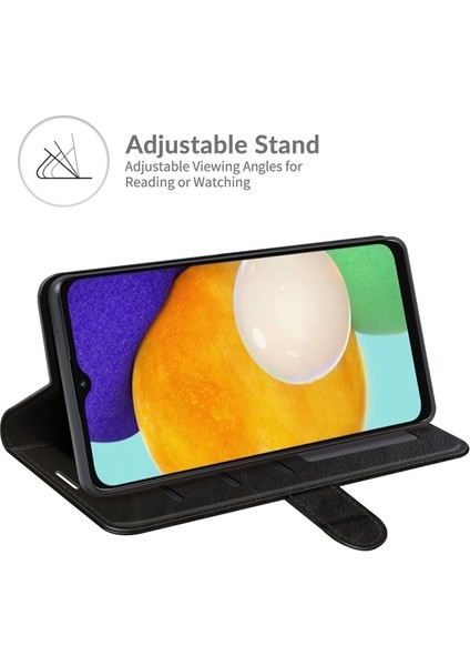 Samsung Galaxy A13 5g Için Cüzdan Tasarım Darbeye Dayanıklı Deri Telefon Kılıfı (Yurt Dışından)