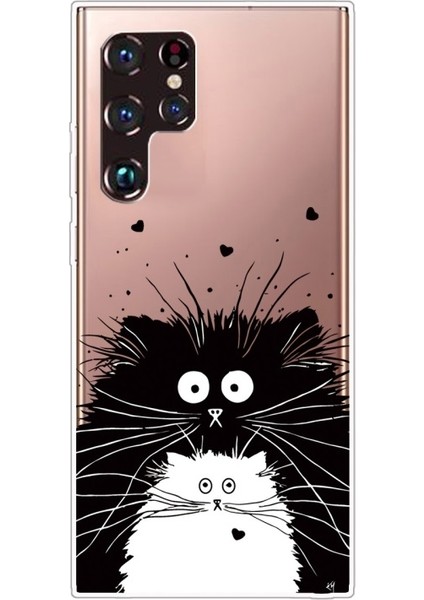 Samsung Galaxy S22 Ultra Için Desen Baskılı Yumuşak Tpu Telefon Kılıfı (Yurt Dışından)