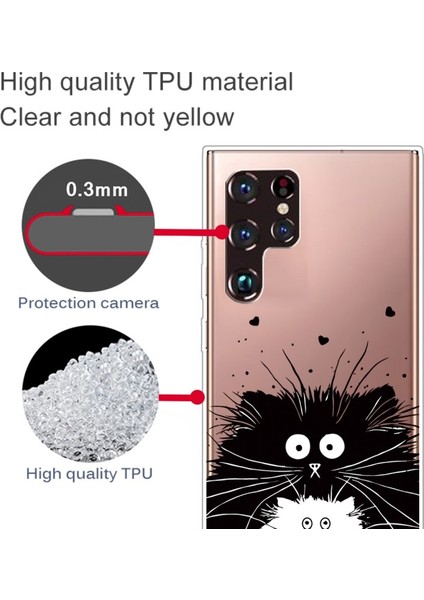 Samsung Galaxy S22 Ultra Için Desen Baskılı Yumuşak Tpu Telefon Kılıfı (Yurt Dışından) modelleri