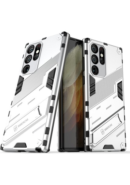 Samsung Galaxy S22 Ultra Için Darbeye Dayanıklı Tpu Plus Pc Telefon Kılıfı (Yurt Dışından)