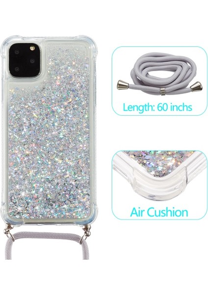Apple iPhone 12 Pro Max Için Tpu Simli Desen Telefon Kılıfı - Beyaz (Yurt Dışından) modelleri