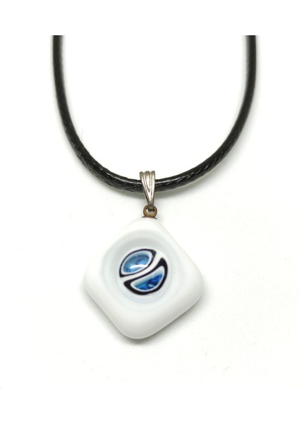 Ithal Cam, El Yapımı Handmade Soyut Temalı Kolye Model Yaz Modası