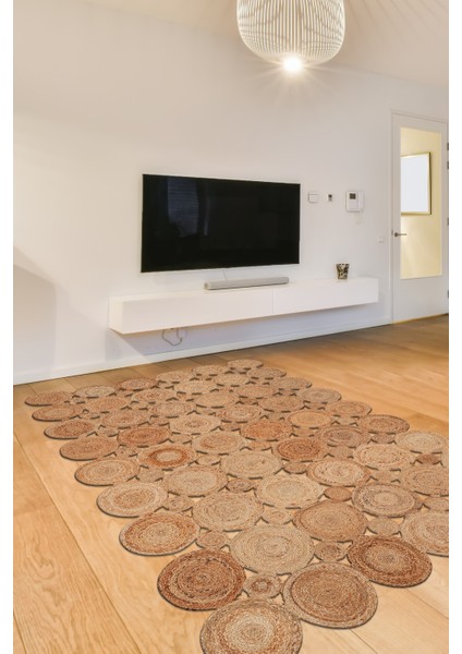 Jüt Kcjn 17 El Dokuma Halı Sarı 160X230 ~ 3.68 M2