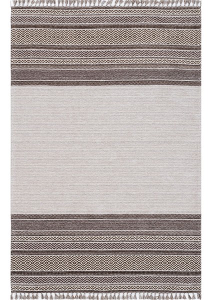 Handy Kilim KLM01 Kahverengi / Krem 160X230 Halı ~ 3.68 M2