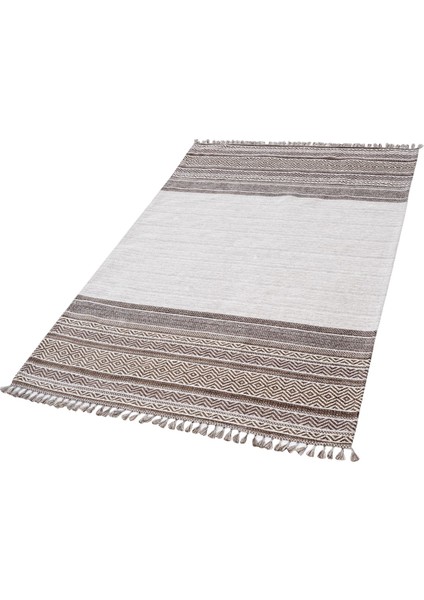 Handy Kilim KLM01 Kahverengi / Krem 160X230 Halı ~ 3.68 M2