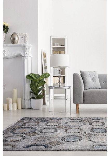 Cornelia Bambu 17753A Gri / Krem 300X400 Halı ~ 12 M2
